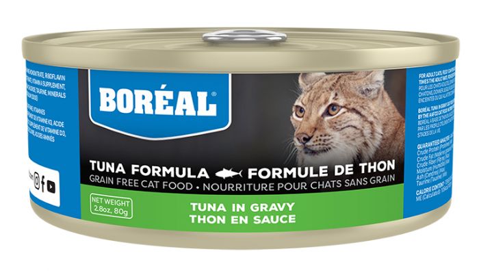 Boreal Wet Shredded Tuna for Cats Wags Whiskers Wings Pet