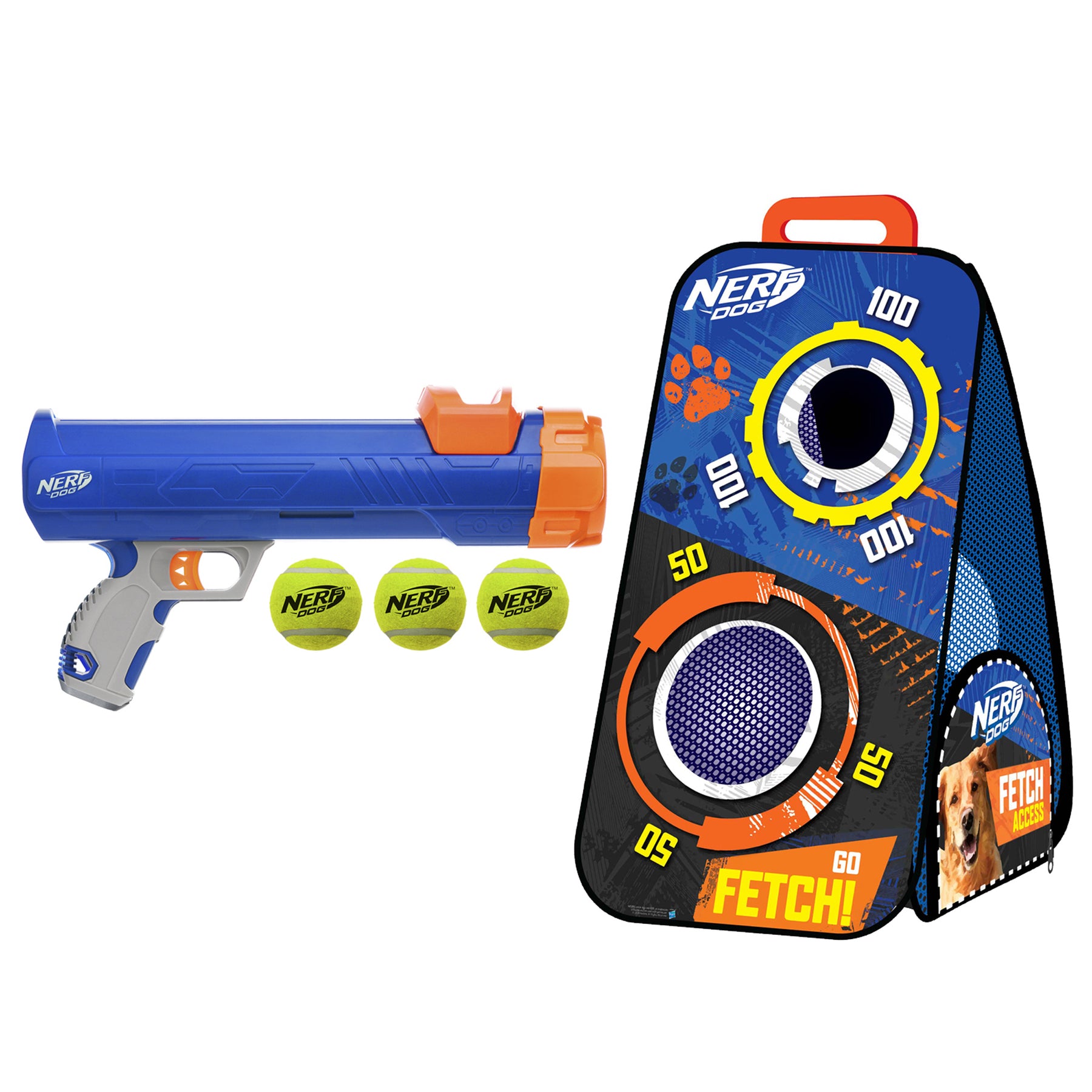 Nerf dog shop tennis ball blaster